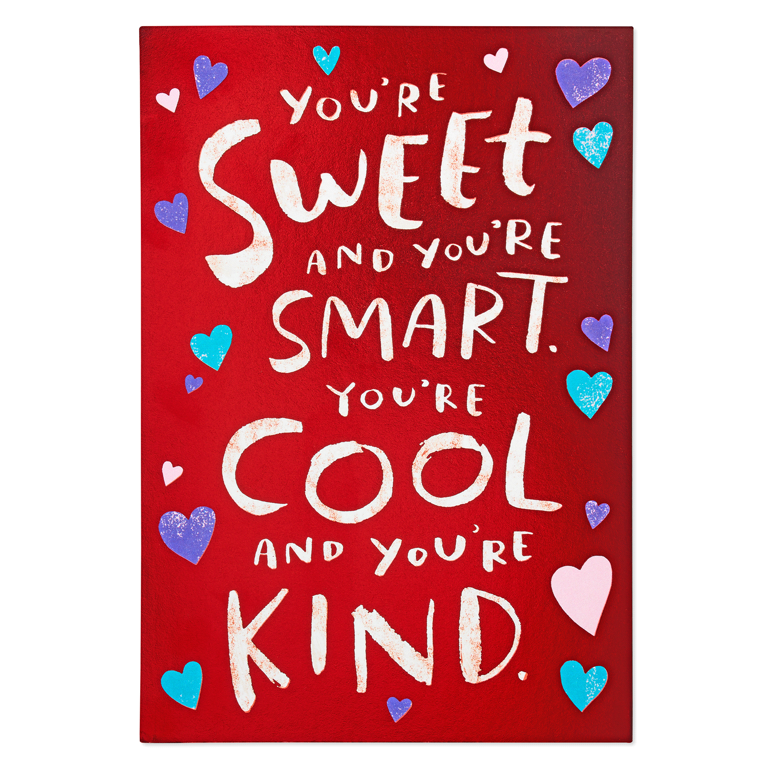 slide 3 of 4, American Greetings 55 Valentines Day Card For Kids - Sweet And Smart, 1 ct