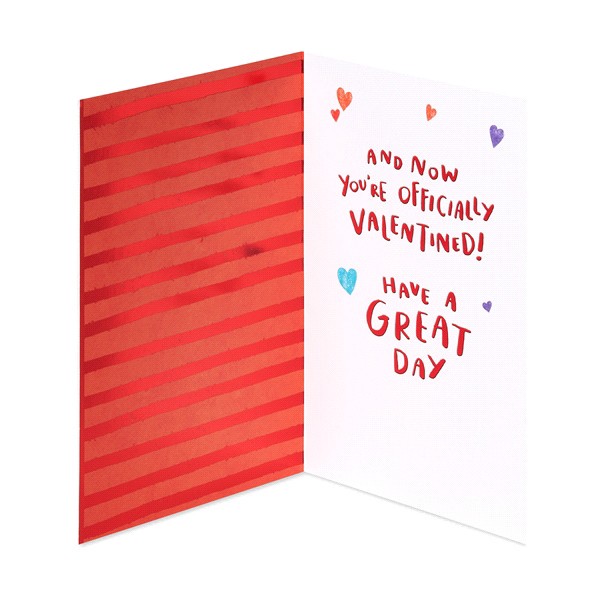 slide 7 of 17, American Greetings 55 Valentines Day Card For Kids - Sweet And Smart, 1 ct