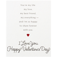 slide 7 of 17, American Greetings Valentine's Day Card for Husband (My Love), 1 ct