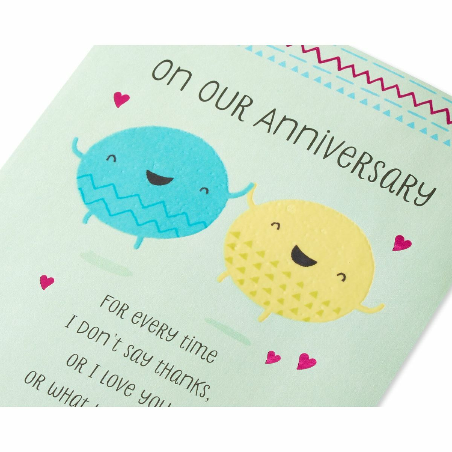 slide 3 of 4, Carlton Cards Anniversary Card Love You, 1 ct