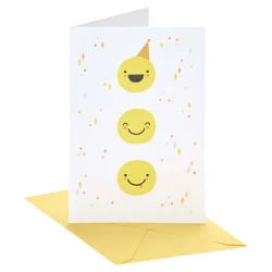 American Greetings Birthday Card (Smiley Faces)