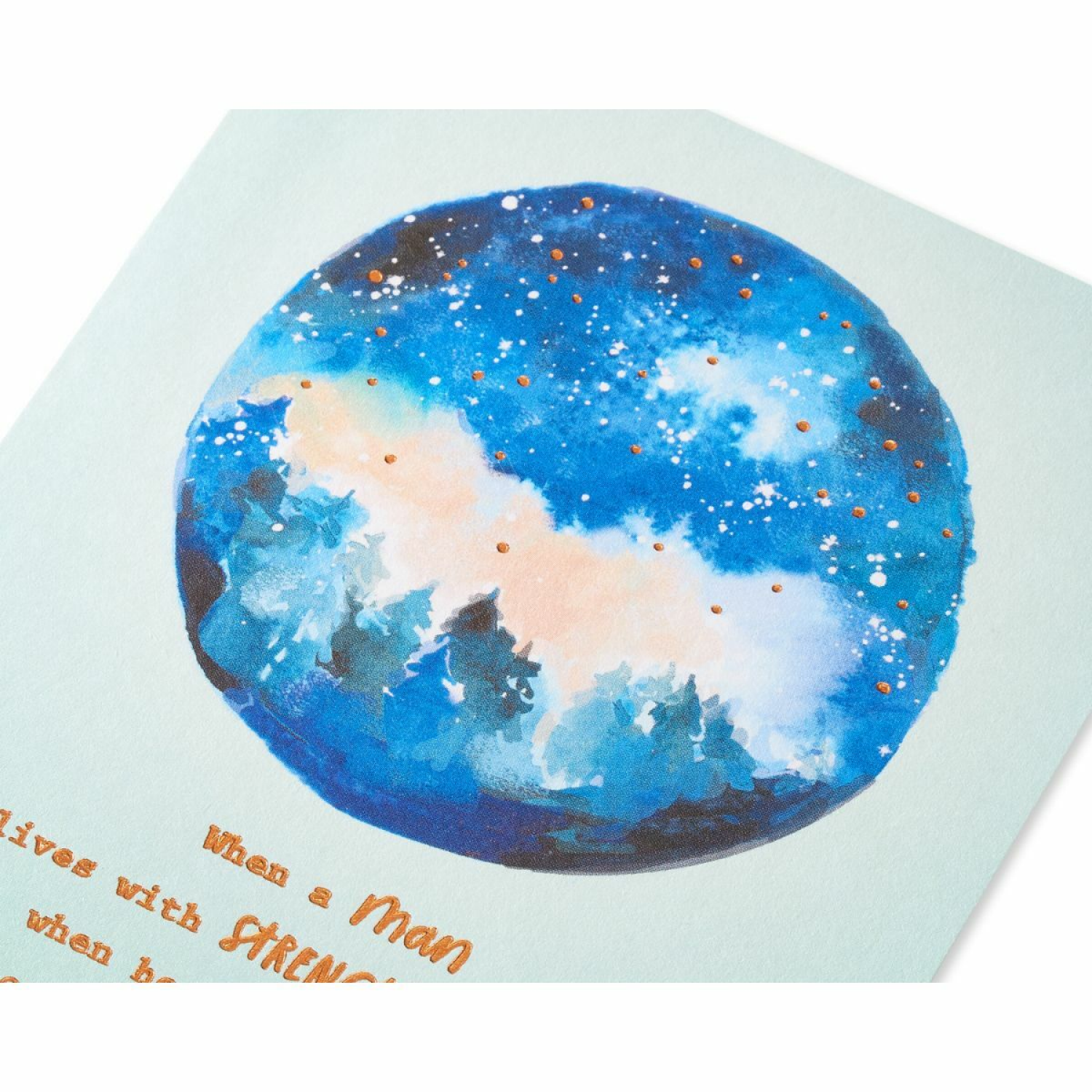 slide 4 of 4, Carlton Cards Birthday Card Night Sky, 1 ct