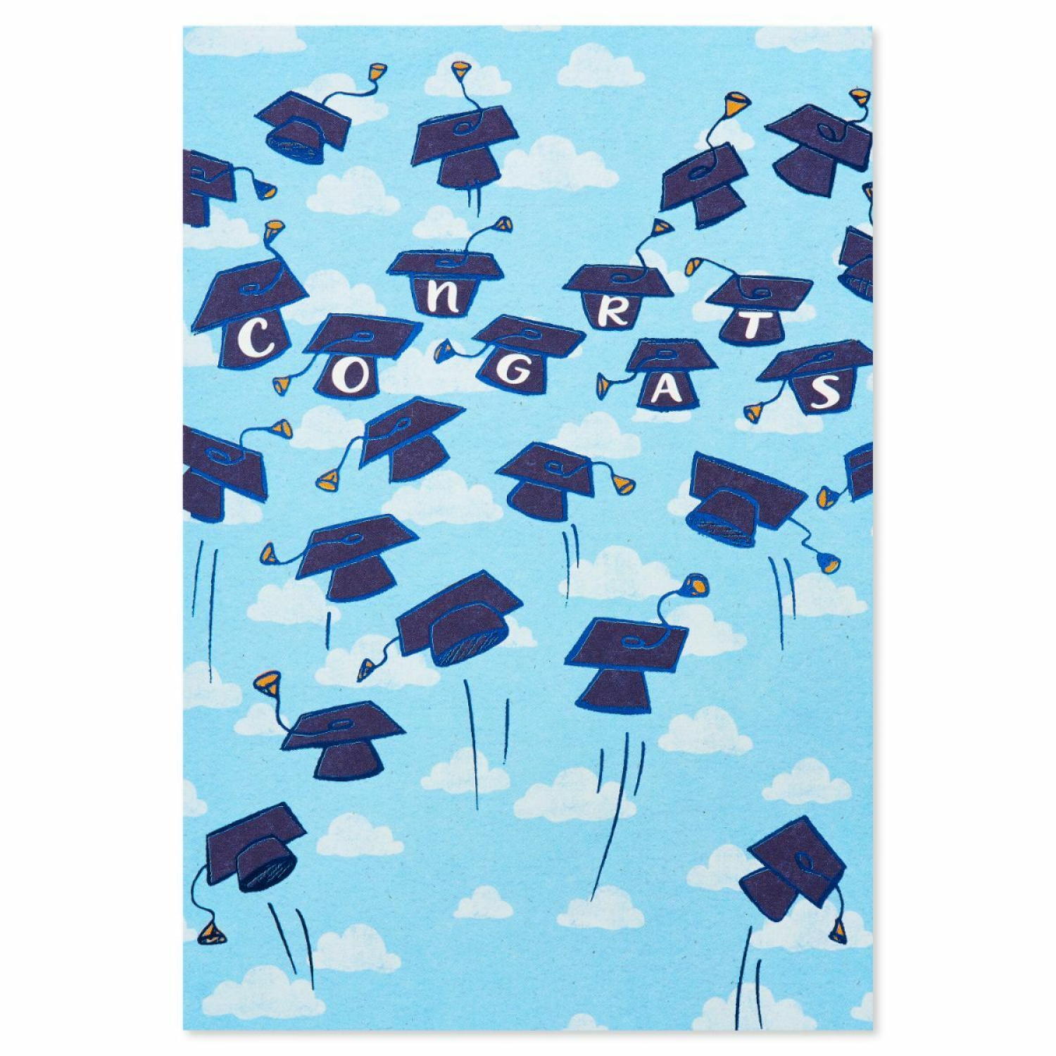 slide 4 of 5, American Greetings #61 Graduation Cards For Graduates (Grad Caps), 6 ct