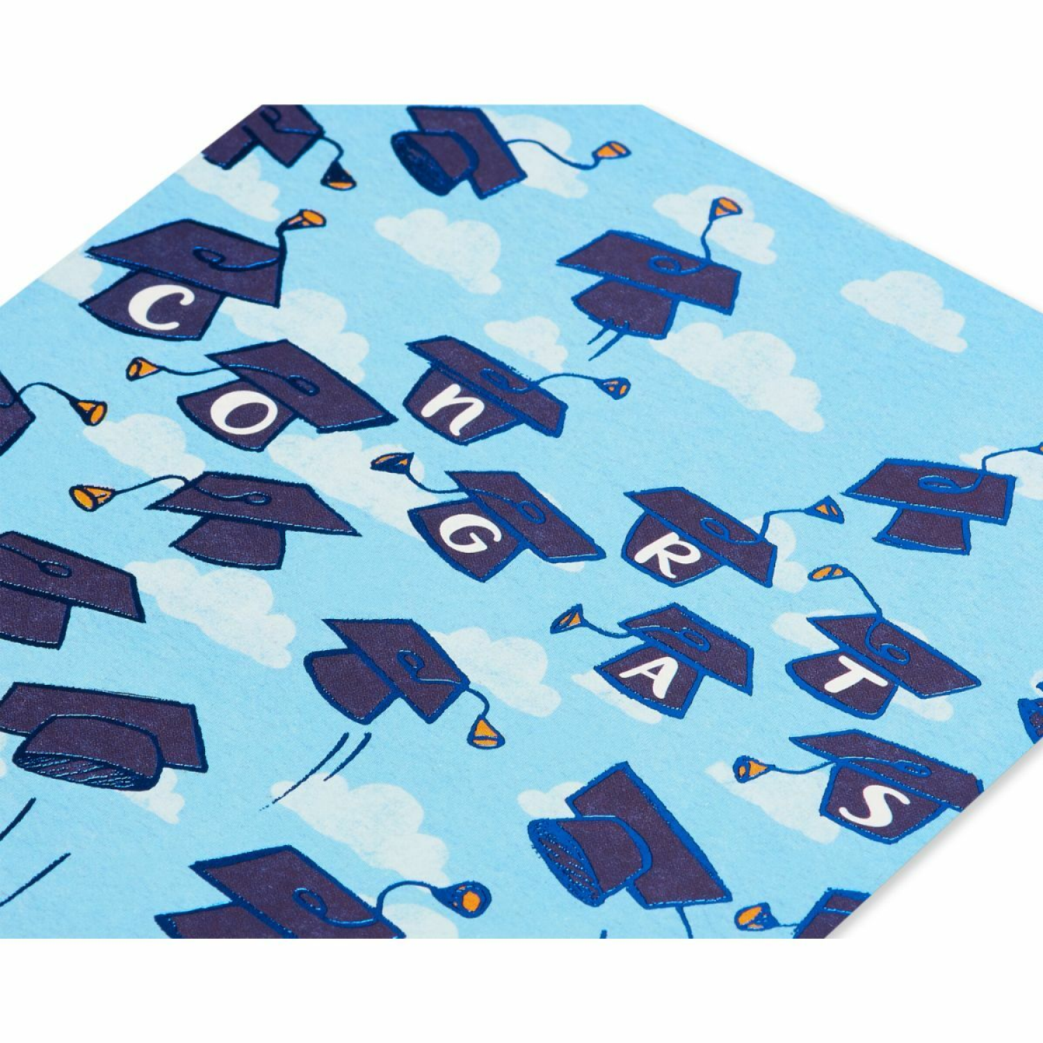 slide 5 of 5, American Greetings #61 Graduation Cards For Graduates (Grad Caps), 6 ct