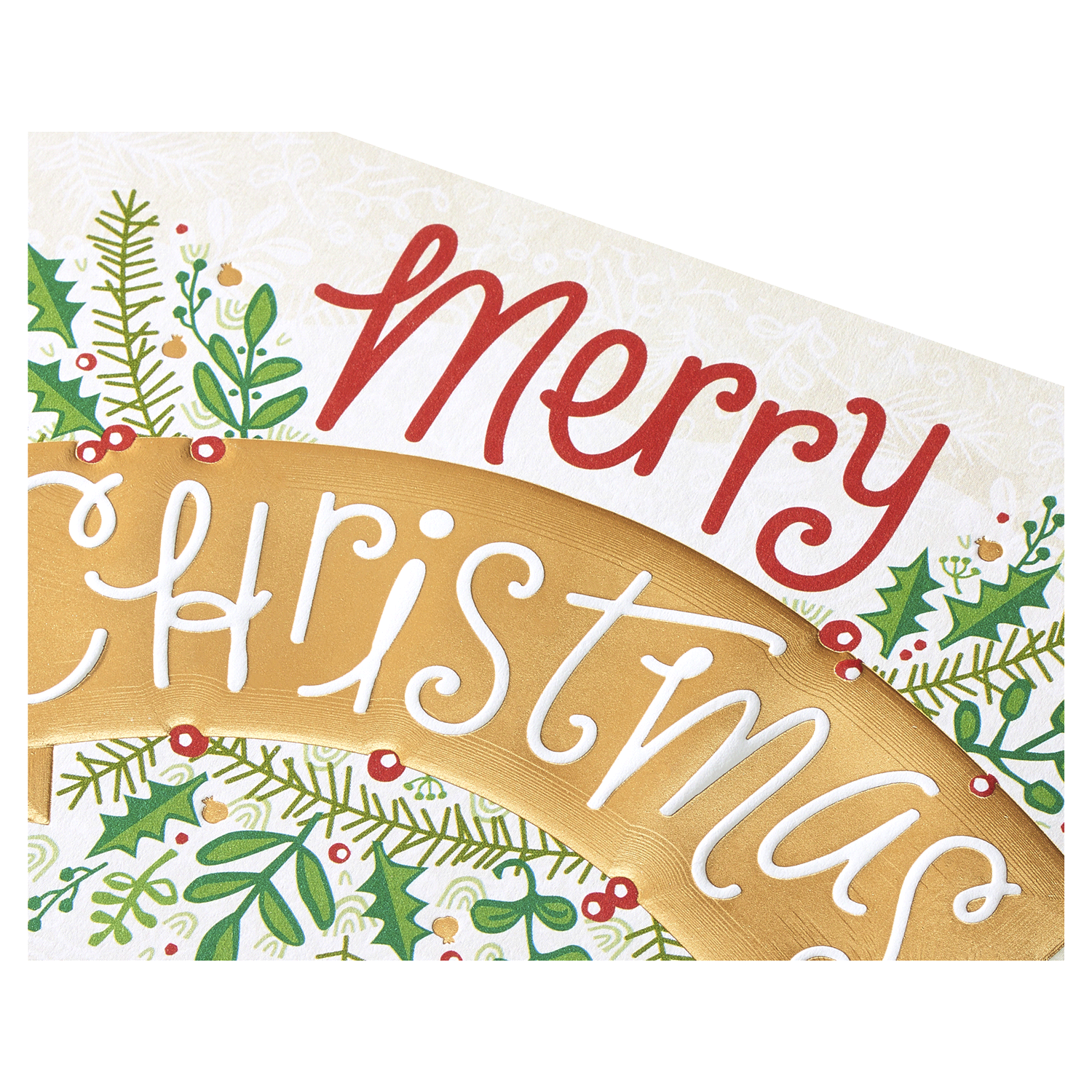 slide 3 of 4, American Greetings Christmas Card (Garland), 1 ct