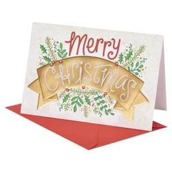 American Greetings Christmas Card (Garland)