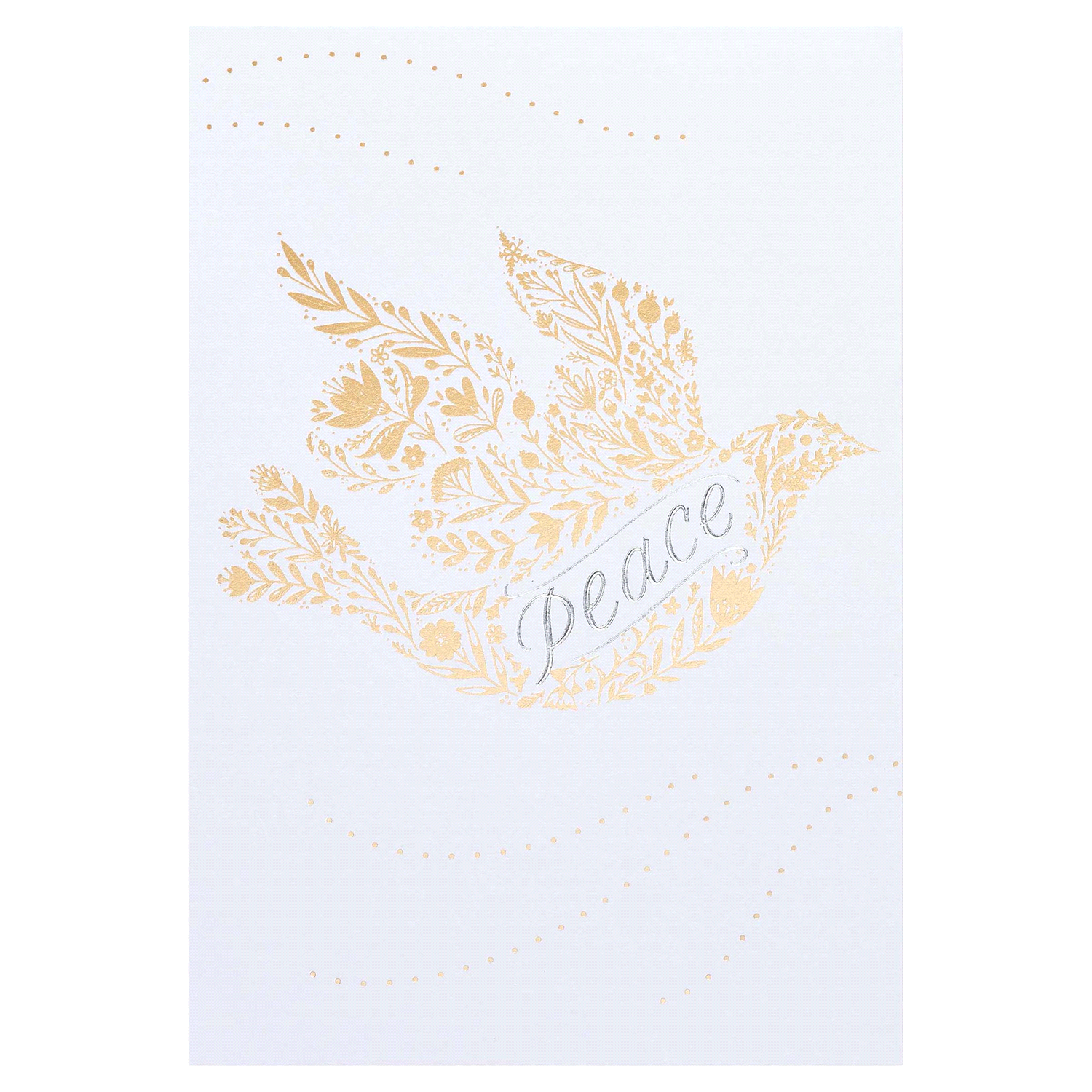 slide 3 of 4, American Greetings #S21 Christmas Card (Peace), 1 ct