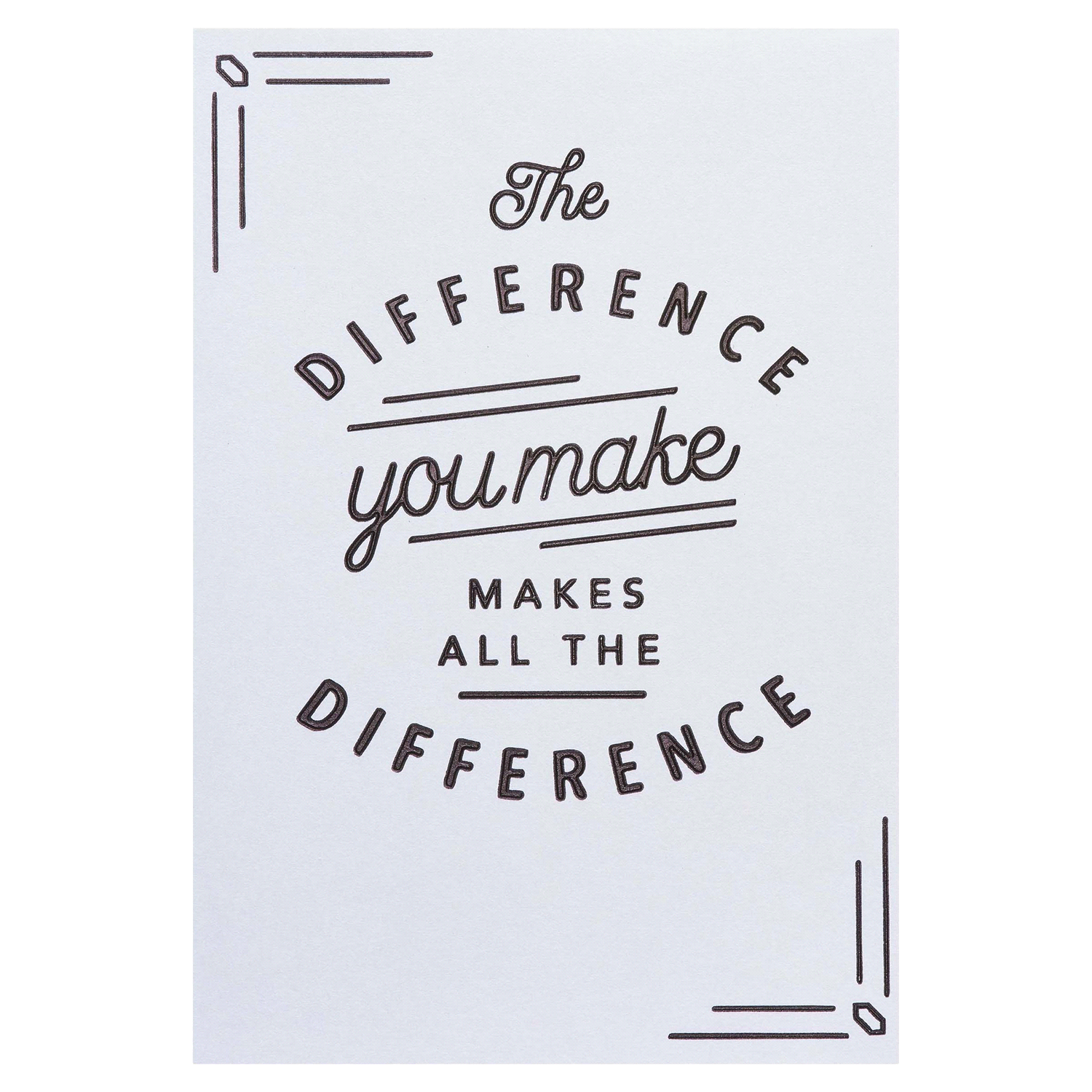 slide 3 of 4, American Greetings Thank You Card (Difference You Make), 1 ct