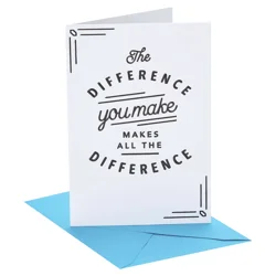 American Greetings Thank You Card (Difference You Make)