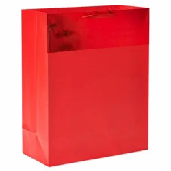 AMERICAN GREETINGS Ag Giftbag Everyday Red Cuff