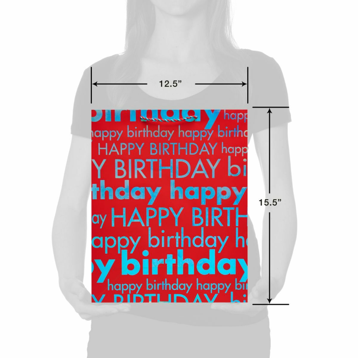 slide 3 of 4, American Greetings Happy Birthday Gift Bag 1 ea, 1 ea