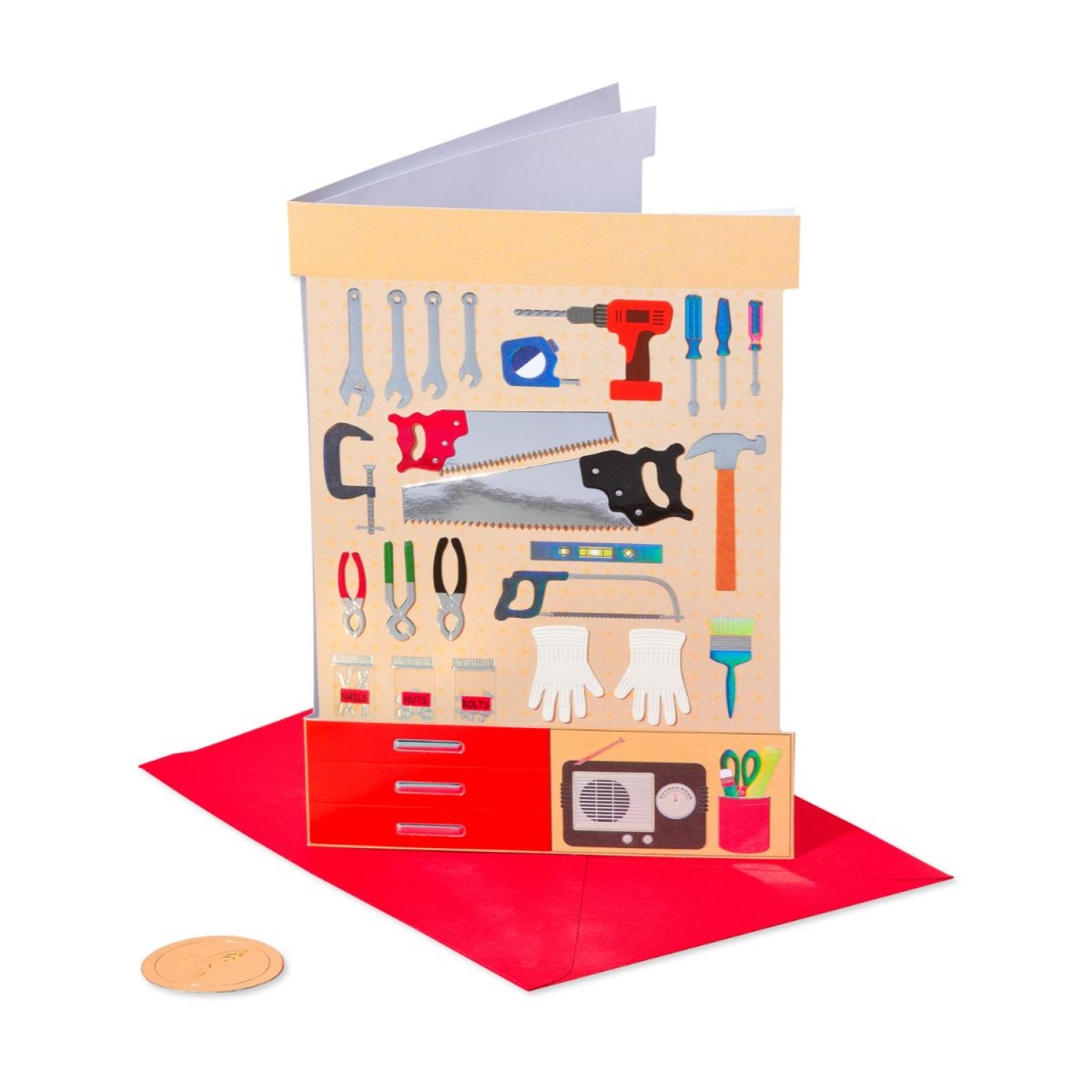 slide 3 of 4, Papyrus Father's Day Card (Wonderful Dad), 1 ct