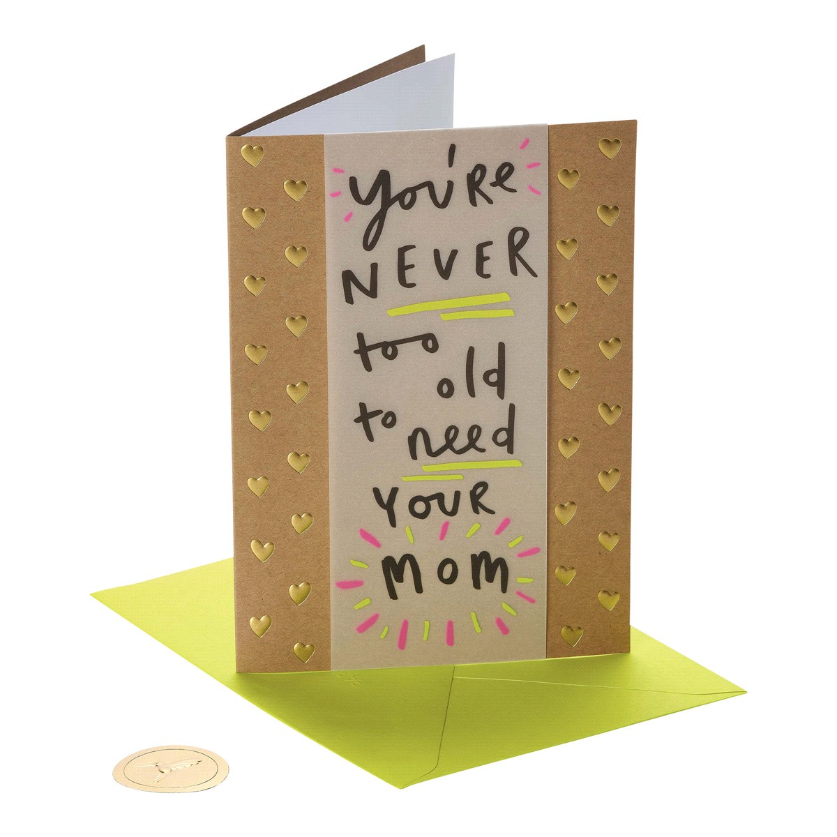 slide 1 of 4, Papyrus Happy Mother's Day Greeting Card 1 ea, 1 ct