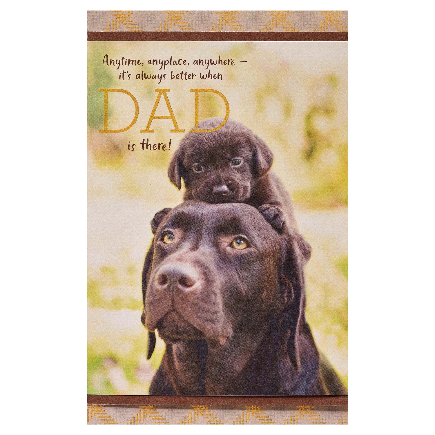 slide 3 of 4, American Greetings Father's Day Card (Dogs), 1 ct