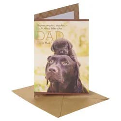 American Greetings Father's Day Card (Dogs)