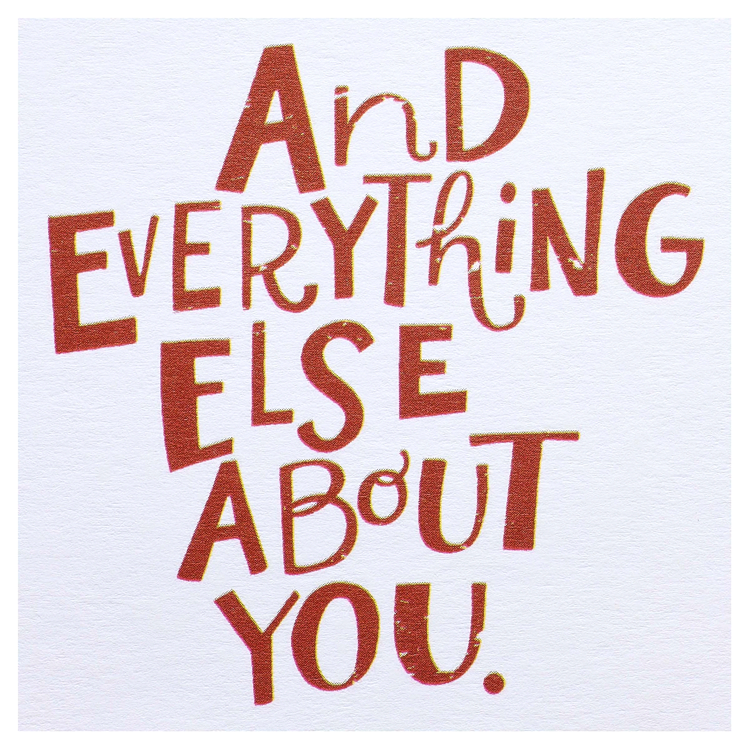 slide 4 of 4, American Greetings Thinking Of You Card (I Miss Your Face), 1 ct