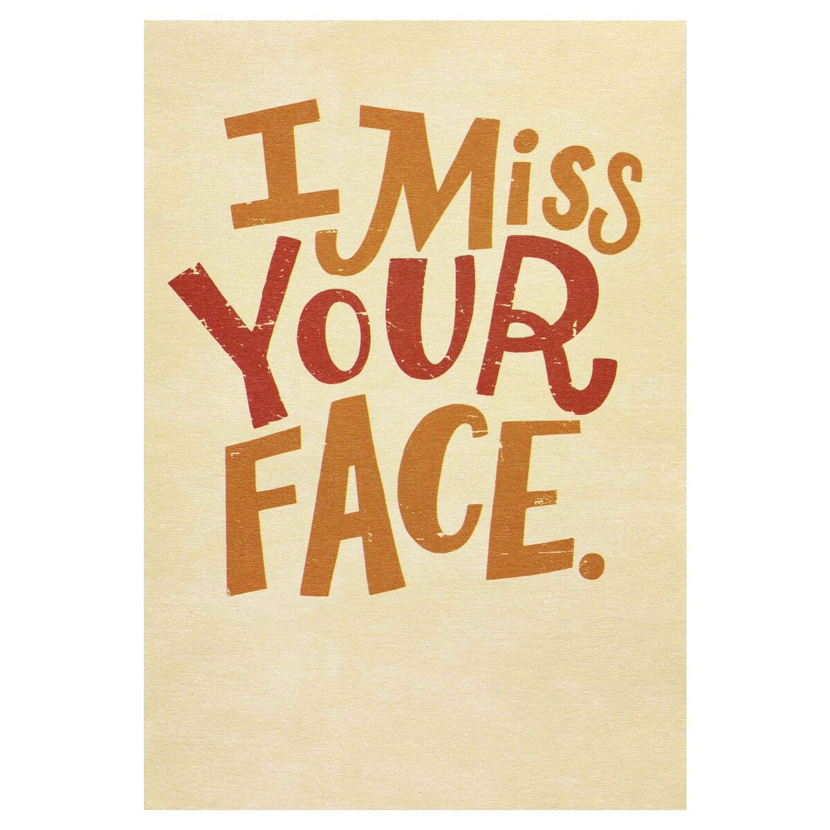slide 14 of 17, American Greetings Thinking Of You Card (I Miss Your Face), 1 ct