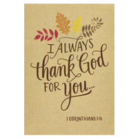 slide 15 of 17, American Greetings Religious Thank You Card (Thank God), 1 ct