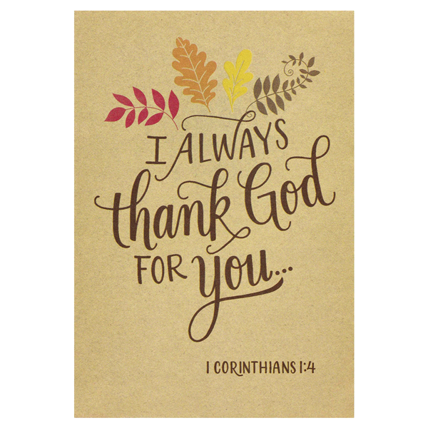 slide 16 of 17, American Greetings Religious Thank You Card (Thank God), 1 ct