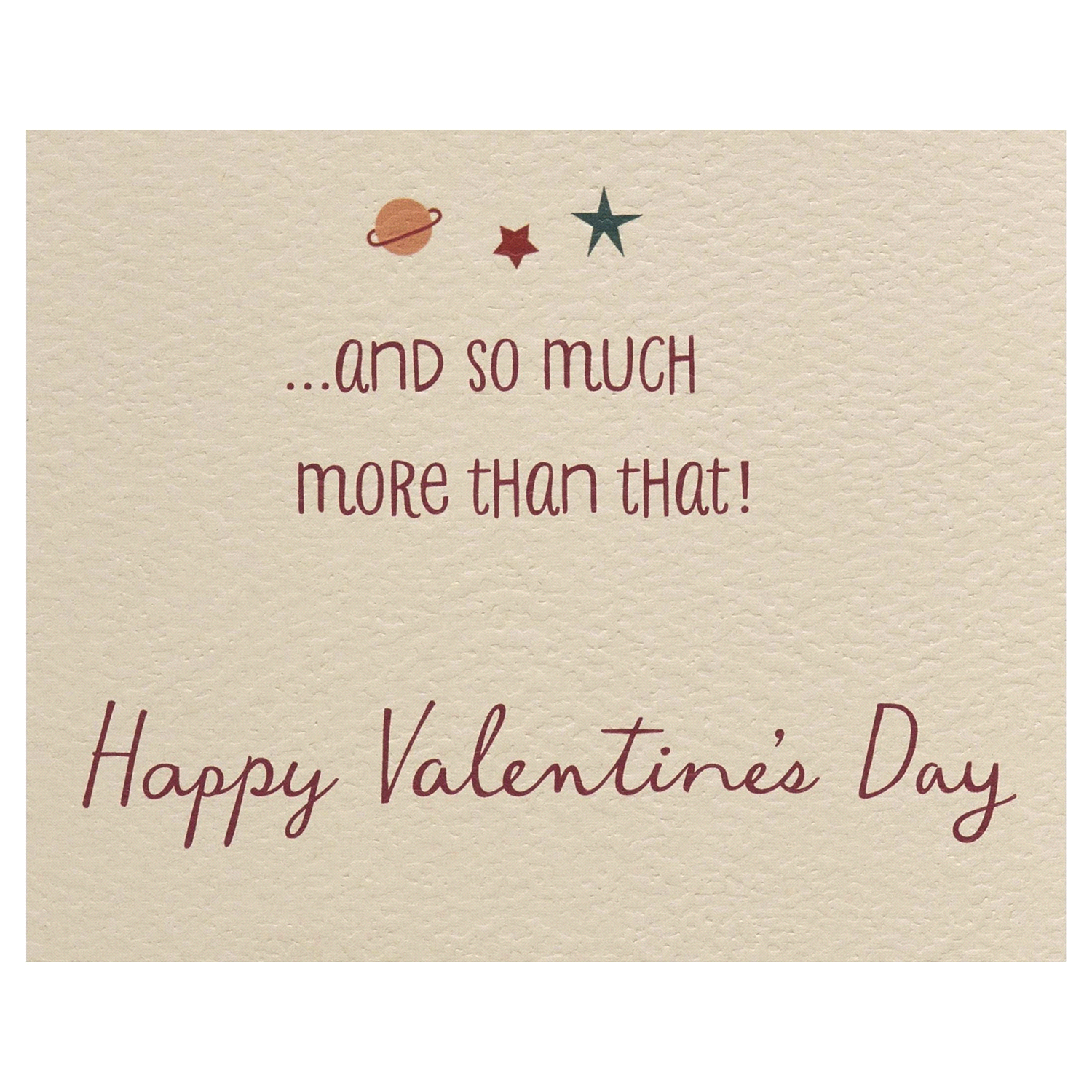 slide 3 of 4, American Greetings Moon and Stars Papyrus Valentine Greeting Card 1 ea, 1 ct