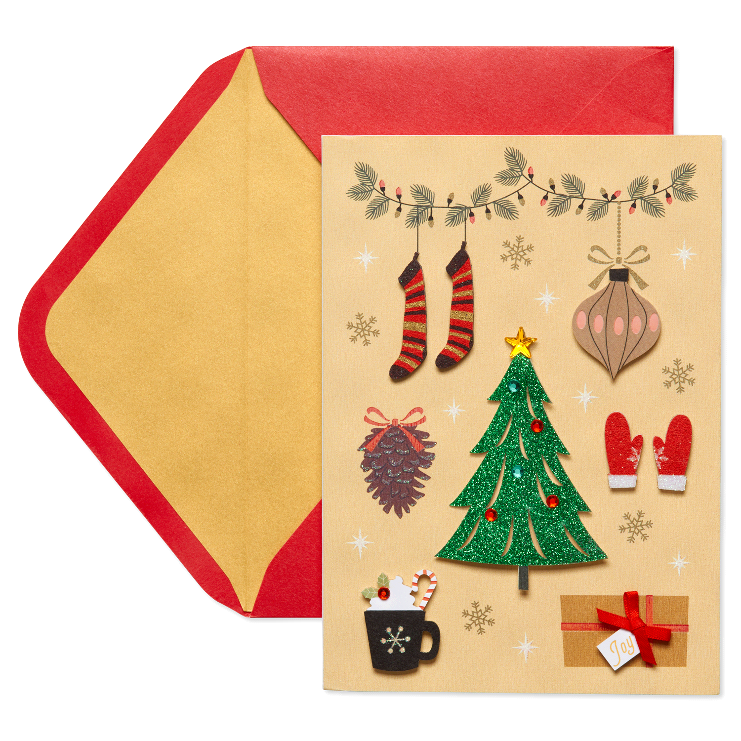 slide 3 of 3, Papyrus Christmas Card Little Joys, 1 ct