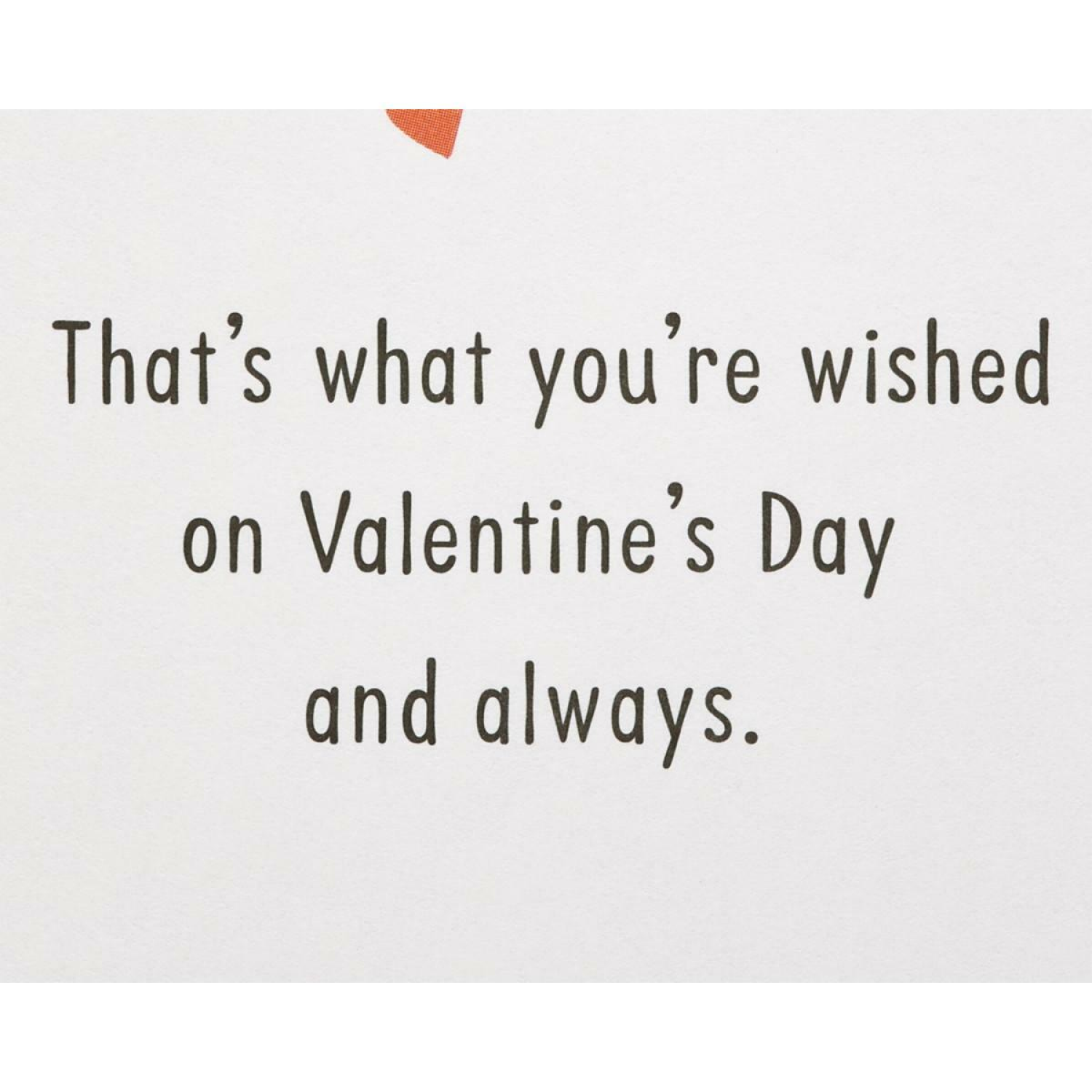 slide 3 of 5, Carlton Cards Valentine's Day Card Bold Lettering, 1 ct