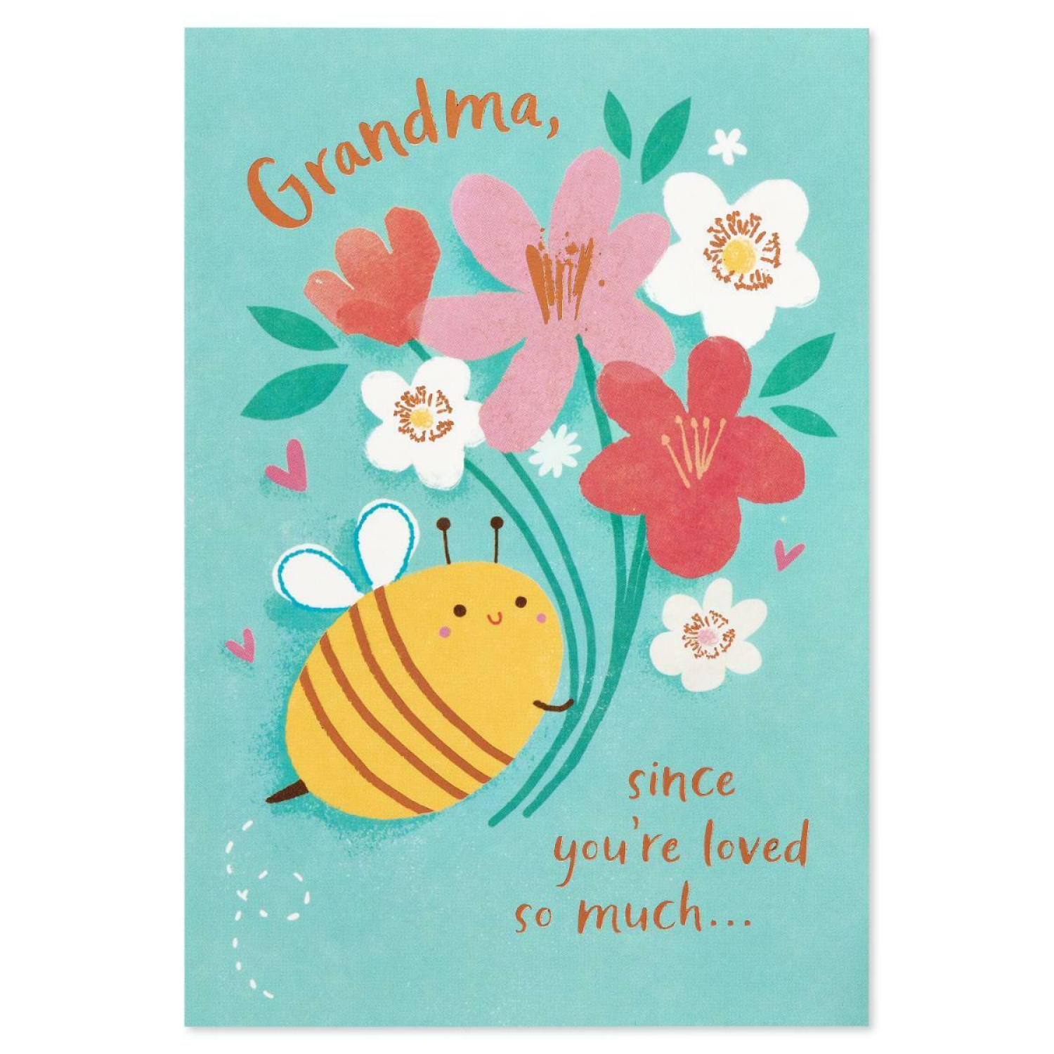 slide 3 of 4, Carlton Cards Mother's Day Card Grandma Bee Holding Bouquet, 1 ct