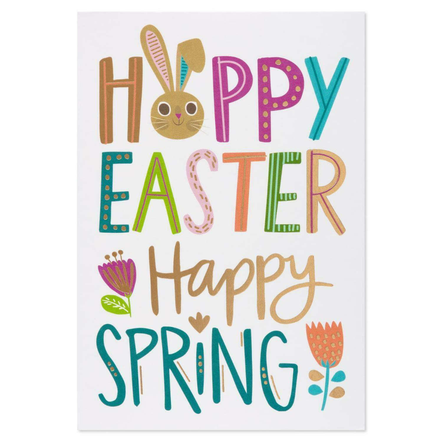slide 3 of 4, American Greetings Easter Card #61, Happy Spring, 1 ct