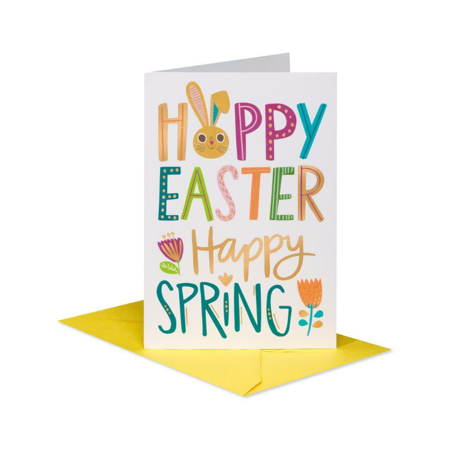 slide 1 of 4, American Greetings Easter Card #61, Happy Spring, 1 ct