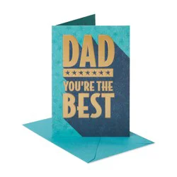 American Greetings Father's Day Card (You're The Best)