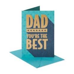 American Greetings Father's Day Card (You're The Best)