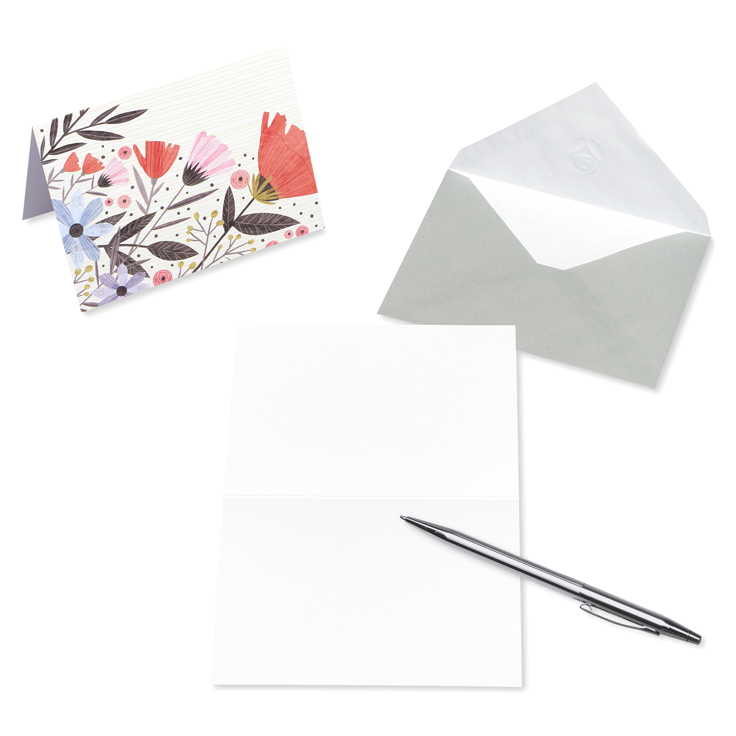 slide 4 of 4, AMERICAN GREETINGS Ag Statnry Cards Blank 30ct, 30 ct