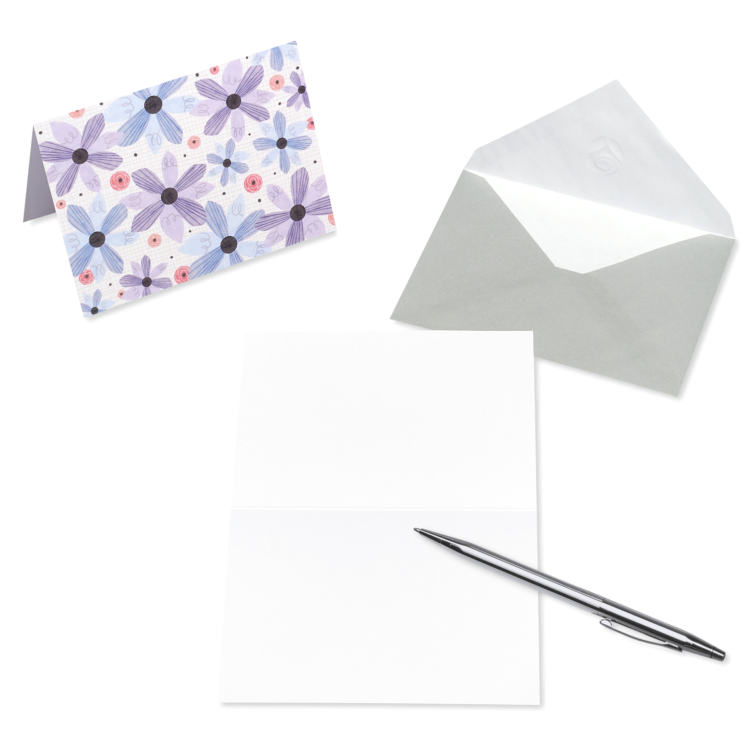 slide 2 of 4, AMERICAN GREETINGS Ag Statnry Cards Blank 30ct, 30 ct