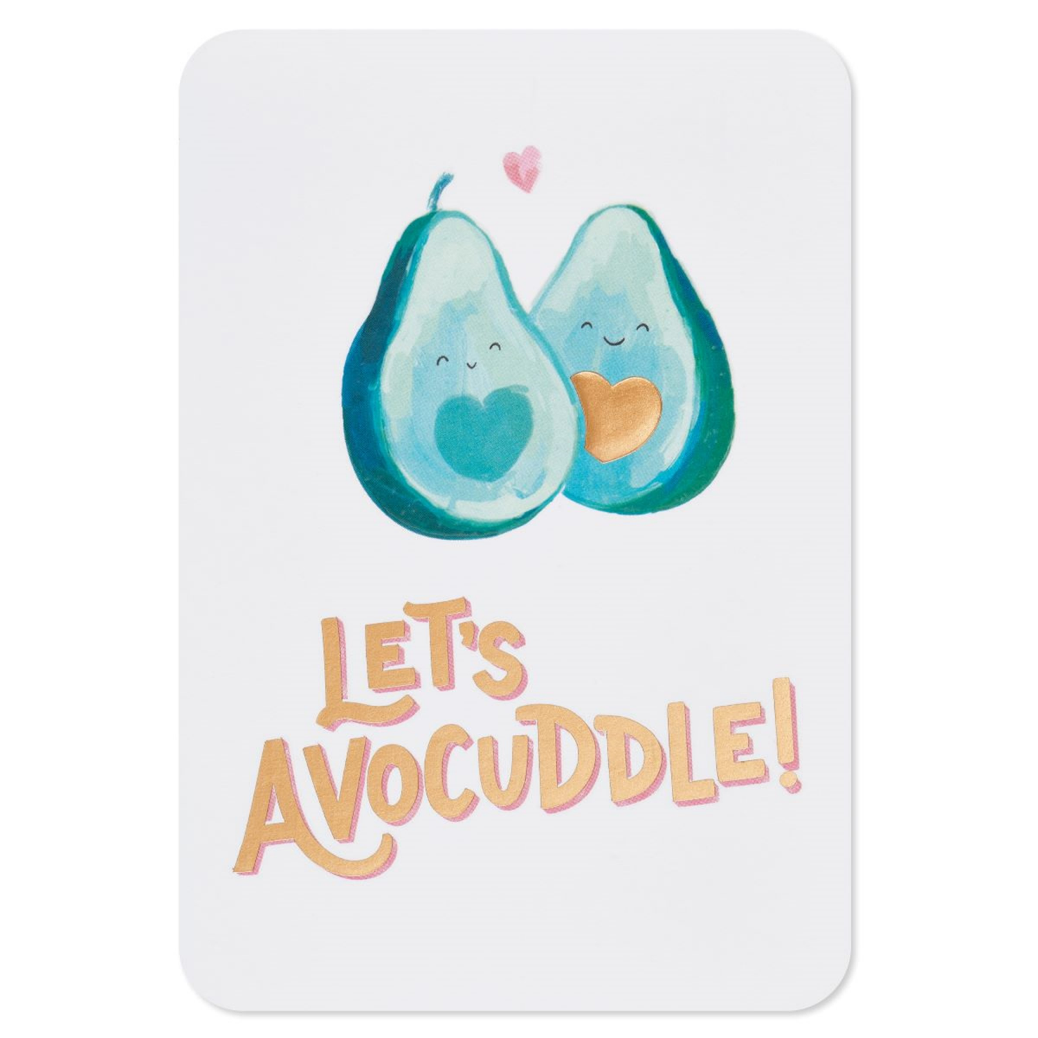 slide 4 of 5, AMERICAN GREETINGS Ag Valentine's Day Card, Let's Avocuddle!, 1 ct