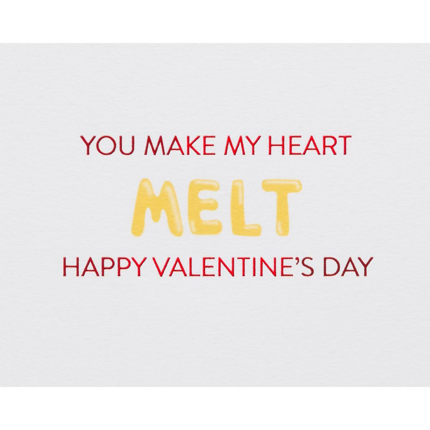 slide 4 of 4, Papyrus Butter Half Valentine Card 1 ea, 1 ct