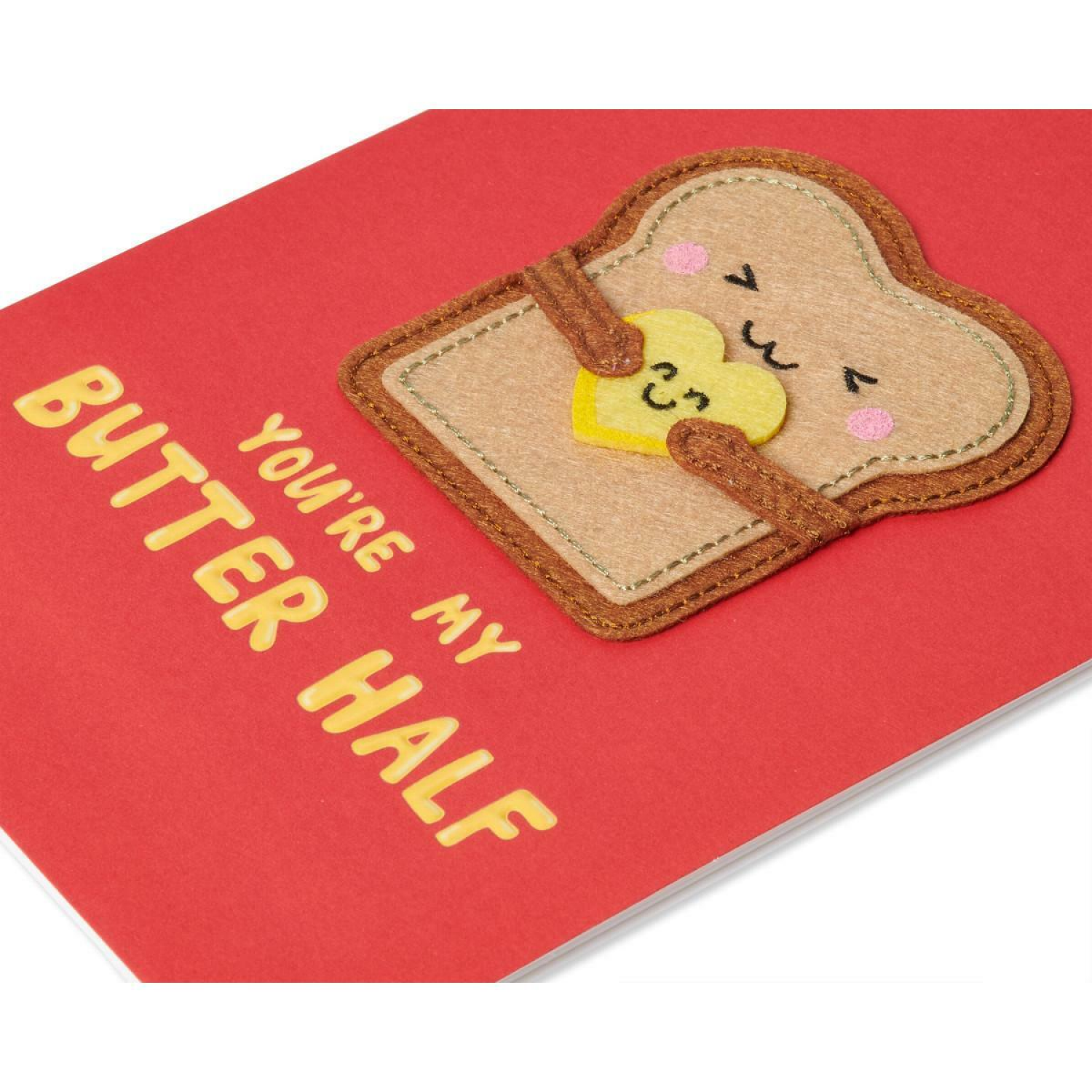 slide 3 of 4, Papyrus Butter Half Valentine Card 1 ea, 1 ct