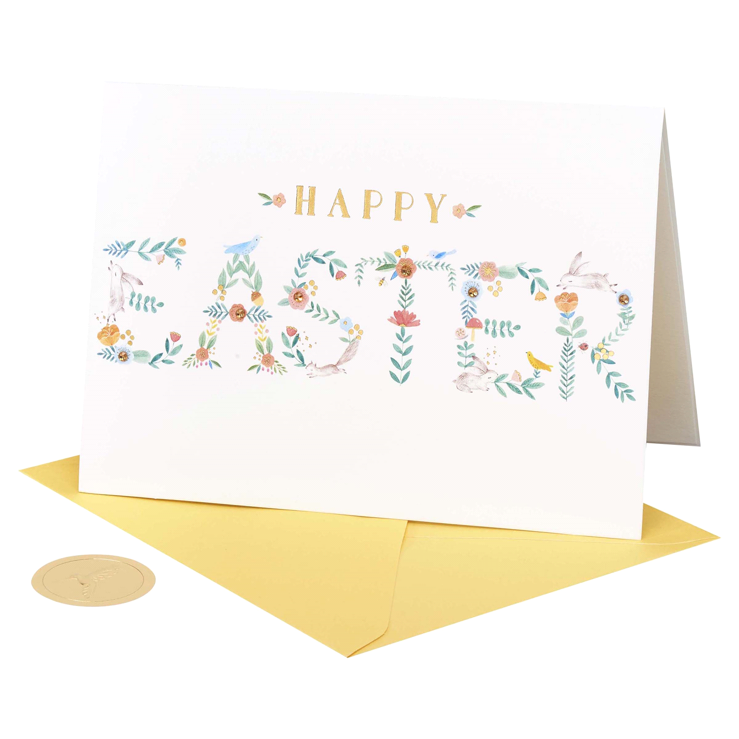 slide 3 of 4, Papyrus Easter Card, Happy Easter, 1 PK