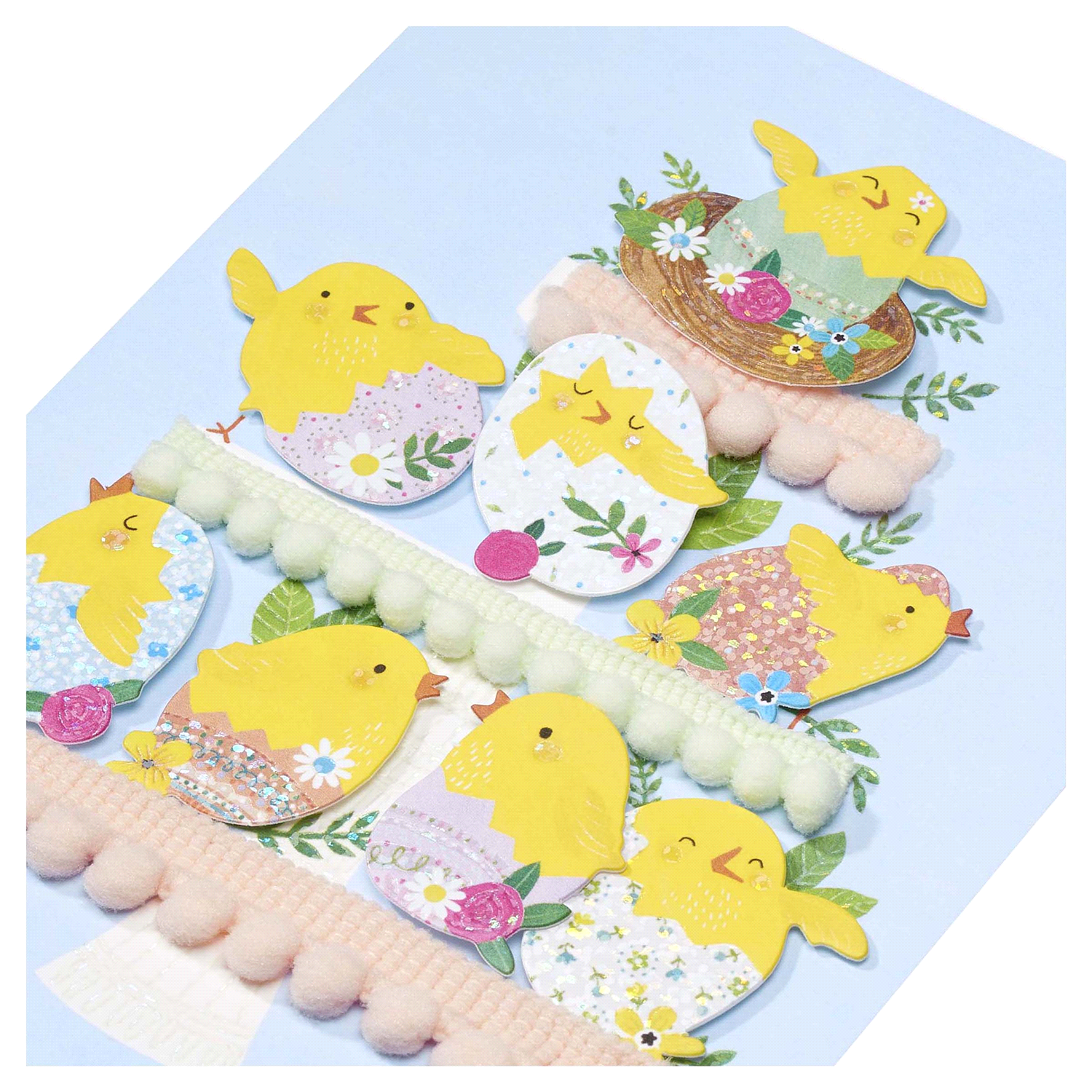 slide 4 of 4, Papyrus Tiered Easter Chicks Easter Card 1 ea, 1 PK