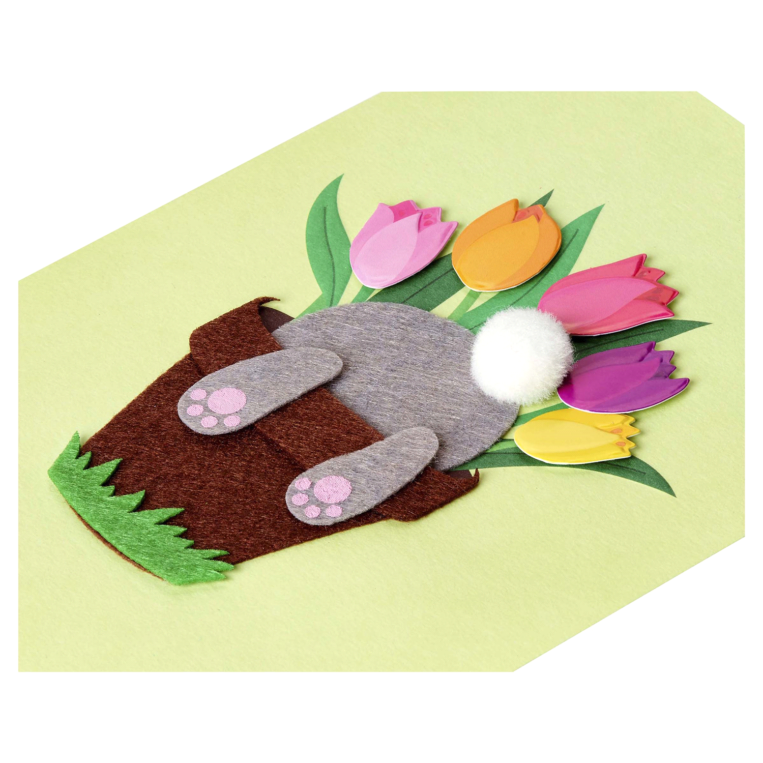 slide 4 of 4, Papyrus Bunny in Pot Easter Card 1 ea, 1 ct
