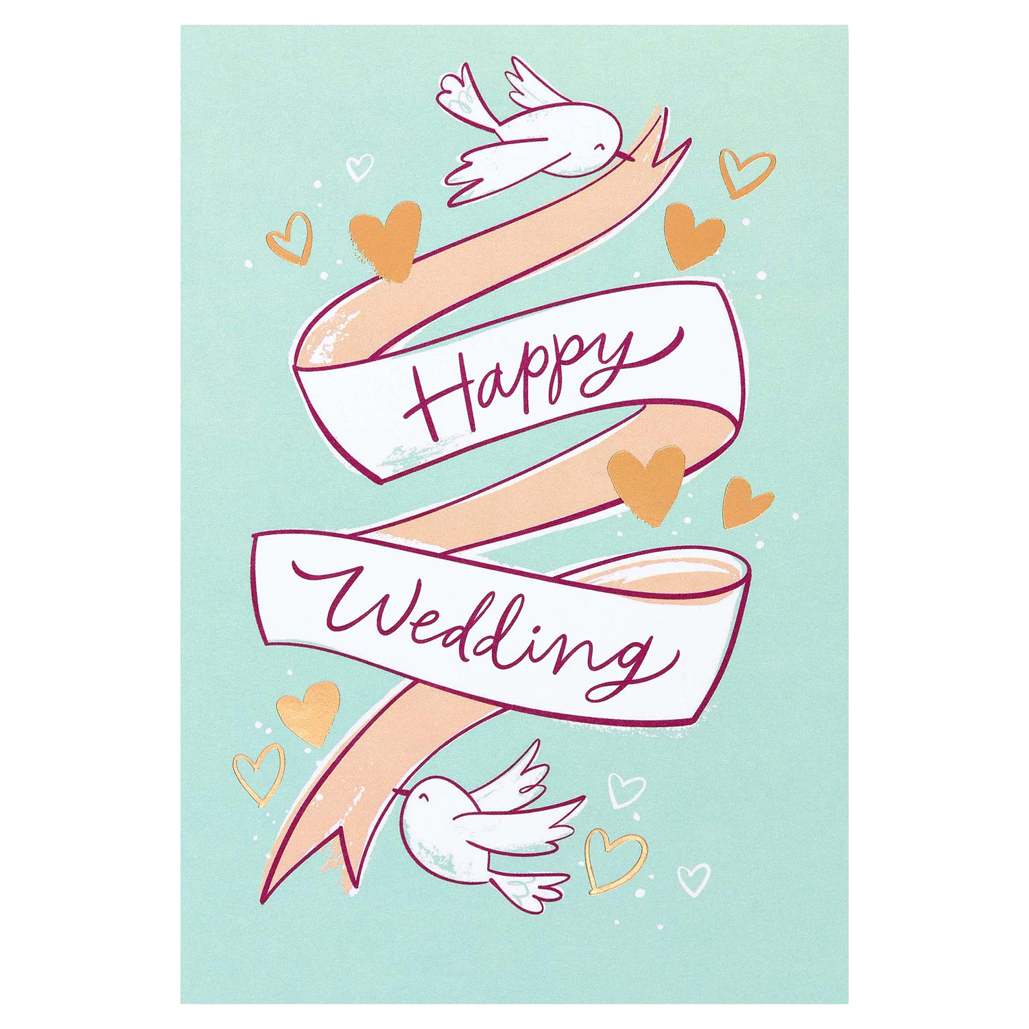 slide 3 of 4, American Greetings Happy Wedding Greeting Card 1 ea, 1 ct