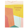 slide 8 of 17, American Greetings With bright, happy colors, metallic copper accents, and an abstract color-blocking design, this card is a fun way to express your gratitude. The simple message says “thank you” on the front, and the inside is blank for your personal note. Let them know how much they''re appreciated with this beautiful thank you card. Envelope included., 1 ct