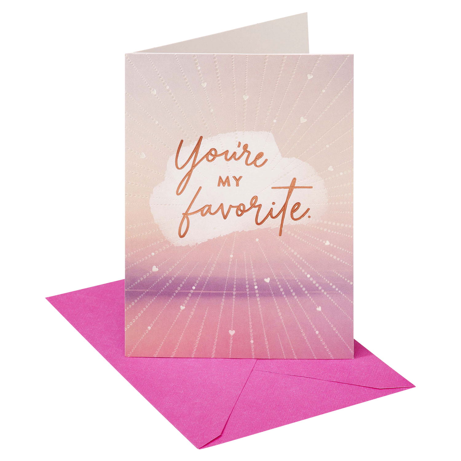 slide 1 of 4, American Greetings You're My Favorite Greeting Card 1 ea, 1 ct