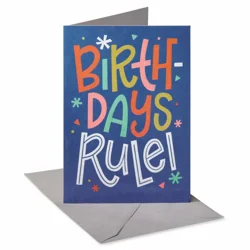 American Greetings Birthdays Rule Greeting Card 1 ea