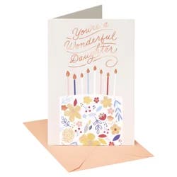 American Greetings #31 Birthday Card For Daughter (Floral Cake)