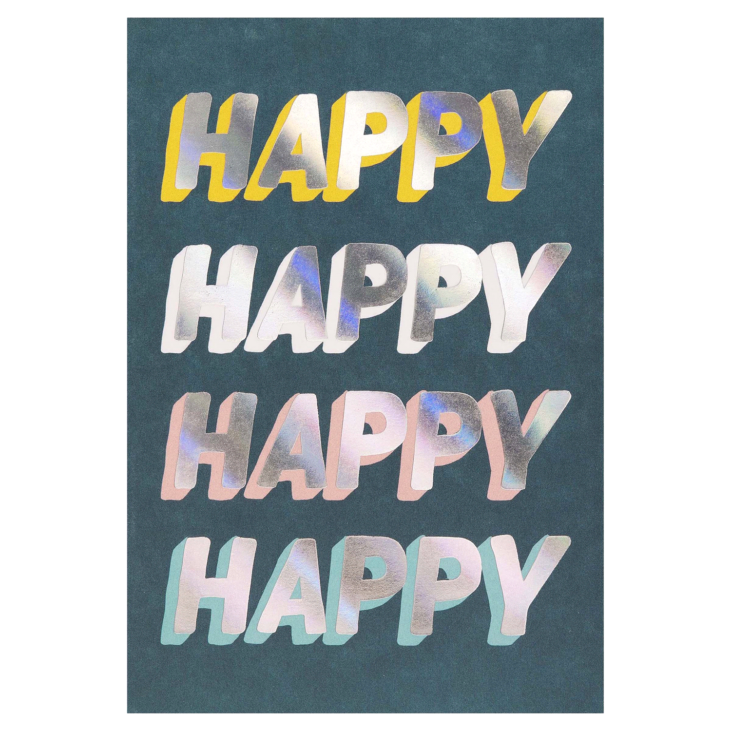slide 3 of 4, American Greetings Happy Greeting Card 1 ea, 1 ct