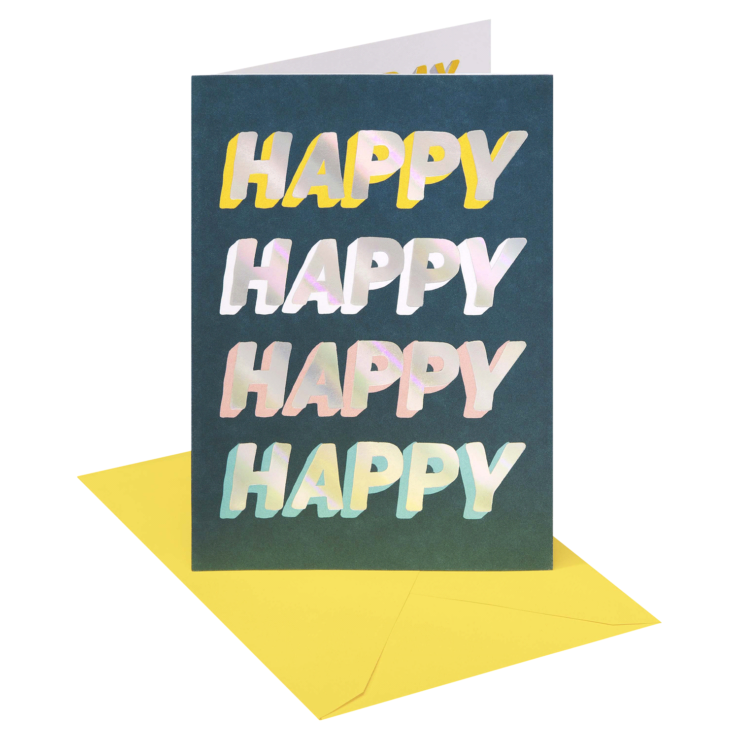 slide 1 of 4, American Greetings Happy Greeting Card 1 ea, 1 ct