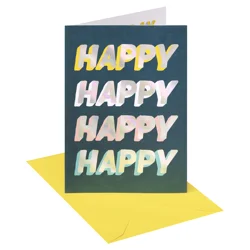 American Greetings Happy Greeting Card 1 ea