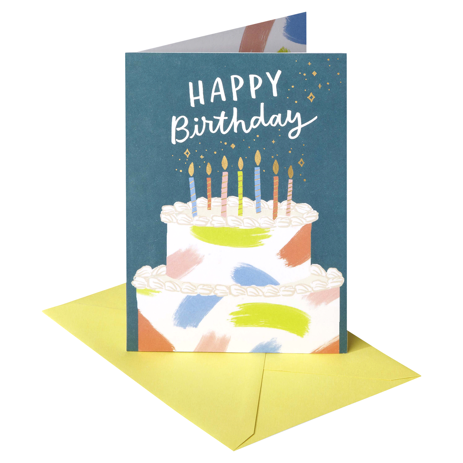 slide 1 of 4, American Greetings Happy Birthday Greeting Card 1 ea, 1 ct