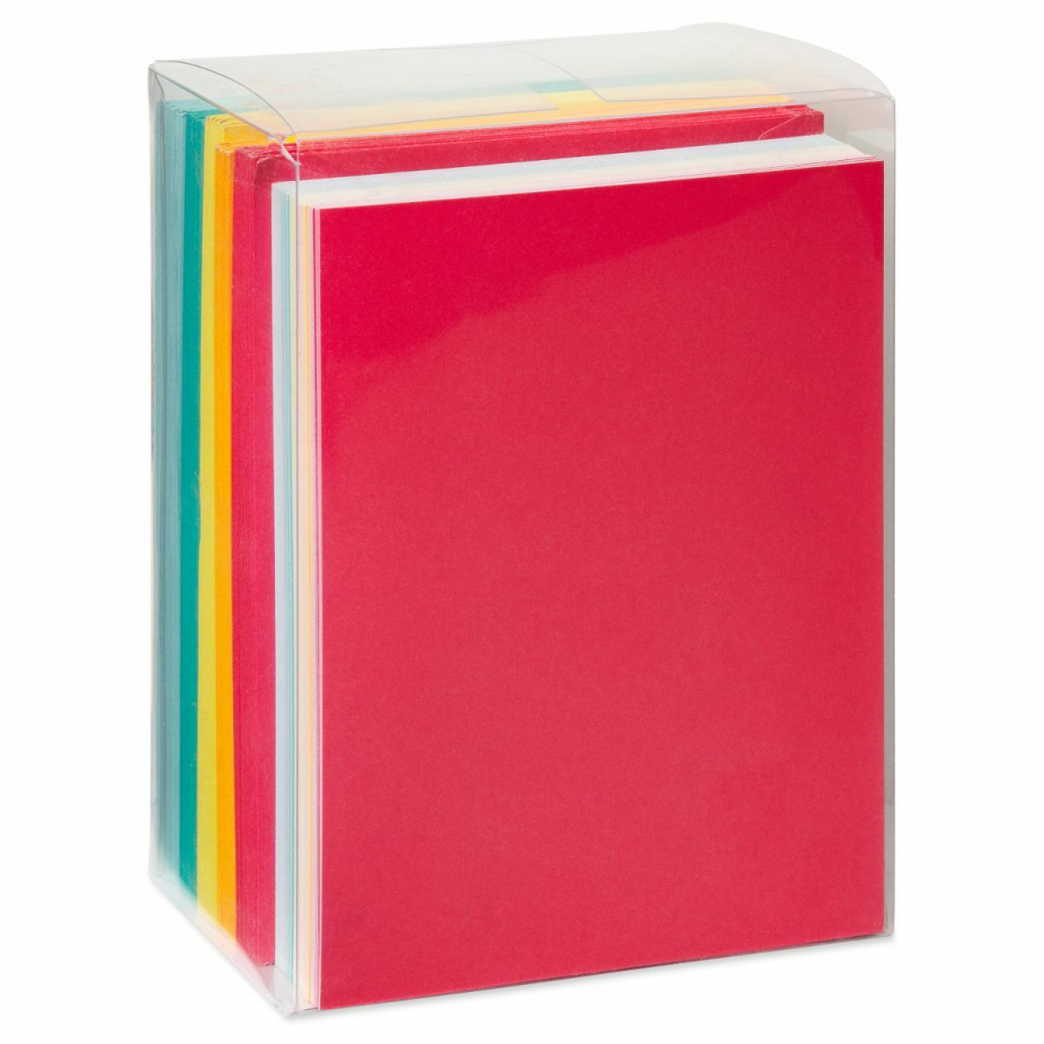 slide 7 of 8, AMERICAN GREETINGS Ag Single Panel Blank Rainbow Cards With Envelopes (100-Count), 1 ct