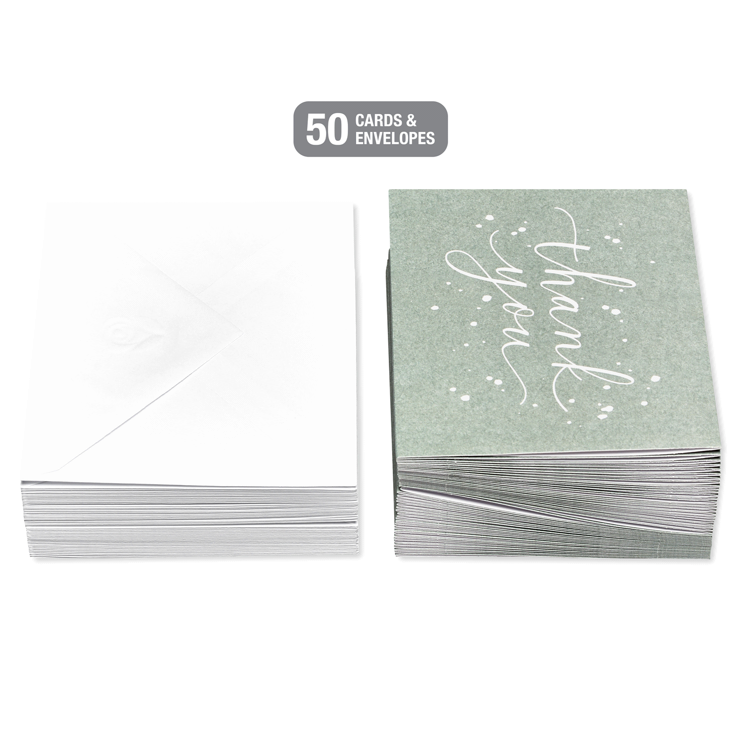 slide 3 of 4, AMERICAN GREETINGS Ag Statnry Thank You 50ct, 50 ct